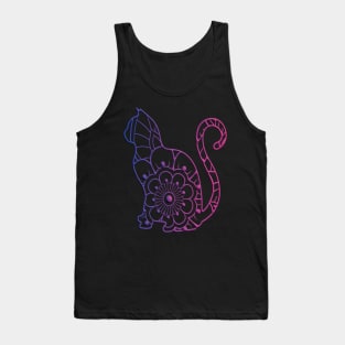 Mandala Cat full body Tank Top